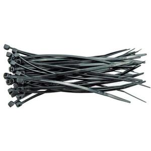 VOREL gyorskötöző 500 x 8 mm 50 db fekete kép
