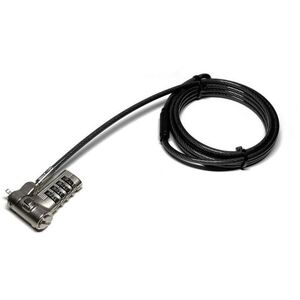 PORT CONNECT Univerzális biztonsági kábel számzárral, ezüst kép