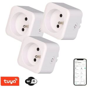 Immax NEO LITE Smart Szett 3x beltéri aljzat v2 tűvel, E típus, WiFi kép