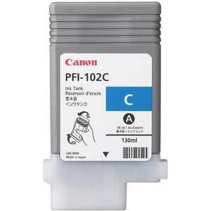 Canon PFI-102C cián kép