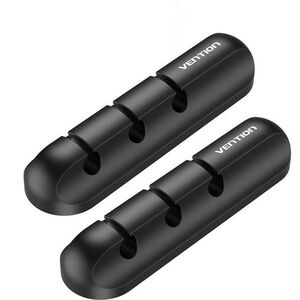 Vention 3 Ports Desktop Cable Manager Black 2 Pack kép