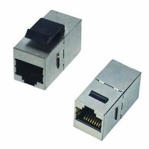 Datacom Panel csatlakozó STP CAT5e 2xRJ45 (8p8c) egyenes kép