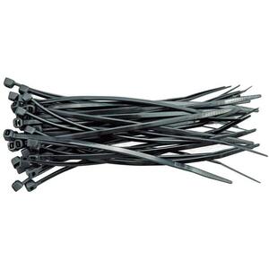 VOREL gyorskötöző 150 x 2, 5 mm 100 db fekete kép