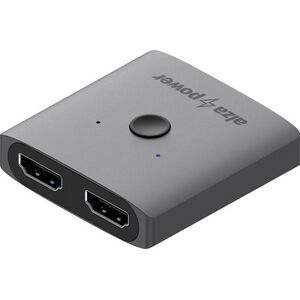 AlzaPower 2in1 Bi-Directional HDMI 4K/60Hz Switch - szürke kép