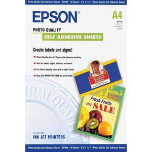 Epson Self-Adhesive Photo Paper - A4 - 10 lap kép