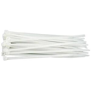 VOREL gyorskötöző 100 x 2, 5 mm 100 db fehér kép