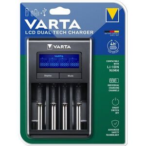 VARTA töltő LCD Dual Tech Charger empty kép