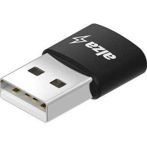 AlzaPower USB-A (M) to USB-C (F) 2.0 OTG - fekete kép