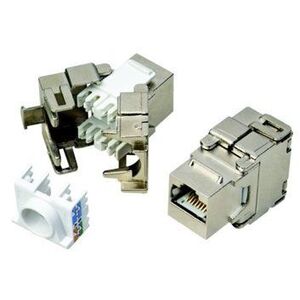 Datacom RJ45 STP CAT6, önmetsző, SILVER kép
