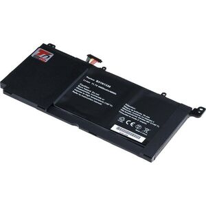 T6 Power Asus VivoBook S551L, R551L, K551L, V551L kompatibilis, 4400 mAh, 49 Wh, 3 cellás, Li-pol kép