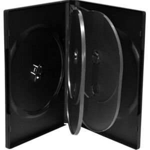 MediaRange box: 6 DVD 22 mm, 50 db, fekete kép