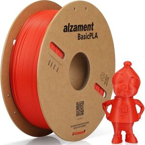 Filament Alzament PLA Basic 1kg Lava red kép