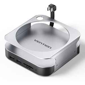 Vention USB-C*2 to DP/USB 3.2 Gen 2 Type-A*4/USB 3.2 Gen 2 Type-C/SD/TF/M.2 (NVMe)/3.5mm TRRS Mac mi kép