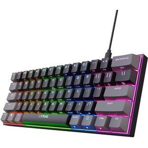 Trust GXT867 Acira 60% Mini Gaming Keyboard - US kép