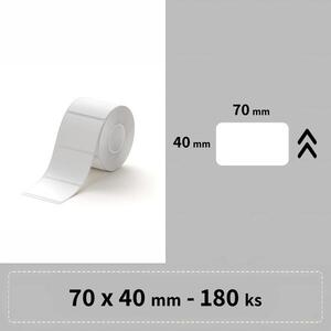 Niimbot B3S címke, RP, 70×40 mm 180 db, fehér kép
