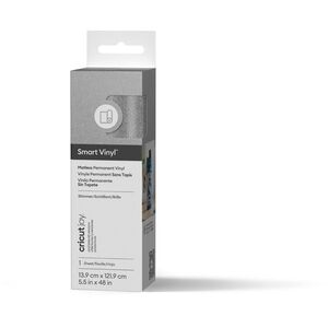 Cricut Smart Vinyl Permanent Joy 14×122 cm, 1 sheet (Shimmer Silver) kép