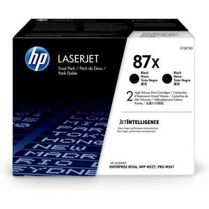 HP CF287XD sz. 87X 2-Pack Black kép