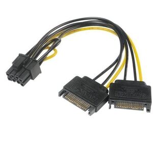 AKASA átalakító - 2x SATA to 6 + 2pin PCIe 2.0 kép