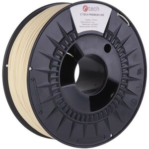 C-TECH PREMIUM LINE PETG 3D nyomtatószál, világos elefántcsont RAL1015 kép