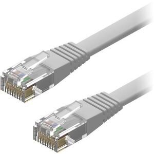 AlzaPower Patch CAT6 UTP Flat, 0, 5m, szürke kép