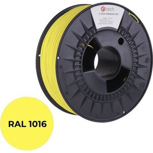 C-TECH PREMIUM LINE PLA 3D nyomtatószál, kénsárga RAL1016 kép
