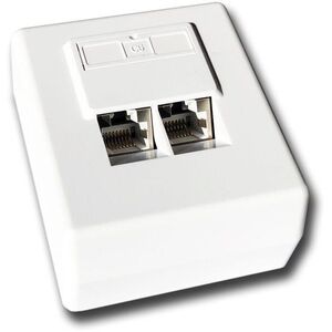 Datacom, CAT6, STP, 2x RJ45 falra kép