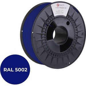 C-TECH PREMIUM LINE PLA 3D nyomtatószál, ultramarinkék RAL5002 kép