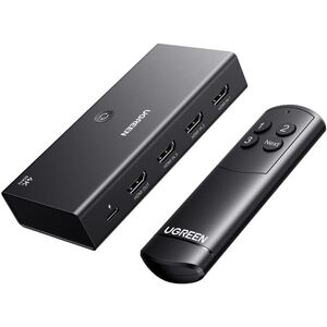 HDMI Switch 3 in 1 Out 4K@60Hz with Remote Supports HDR10+ CEC HDCP2.2 Compatible with Nintendo Switch PS5/4/3 Xbox Roku TV Fire Stick Blu-Ray Player kép