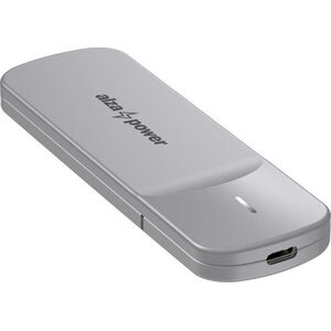 AlzaPower M.2 USB 3.1 Gen 2 SATA/NVMe SSD Drive Enclosure, asztroszürke kép
