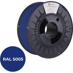 C-TECH PREMIUM LINE PETG 3D nyomtatószál, szignálkék RAL5005 kép
