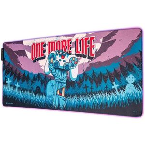 One More Life - gamer egérpad asztalra LED világítással kép