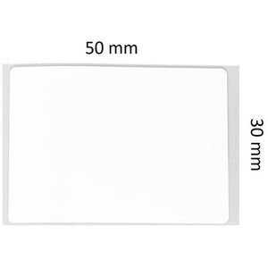 Niimbot R B21 címke, 50×30 mm, 230 db, fehér kép