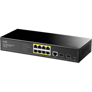 CUDY 8-Port Layer 2 Managed Gigabit PoE+ Switch with 2 Gigabit SFP Slots, 120W kép