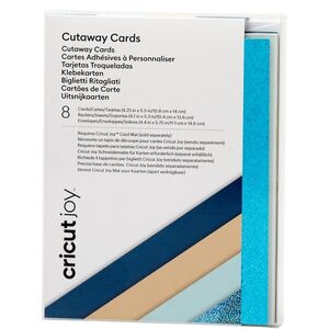 Cricut Cut-Away Cards Marina R20 - 10, 8 cm × 14 cm, 8-pack kép
