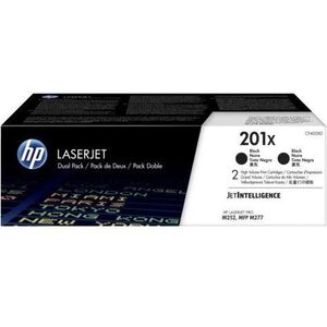 HP CF400XD sz. 201X 2-Pack Black kép