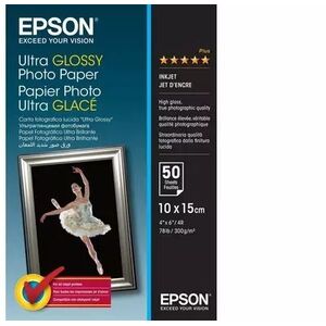 Epson fotópapír Ultra Glossy - 10x15cm - 50 lap kép