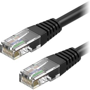 AlzaPower Patch CAT6 UTP 5m, fekete kép