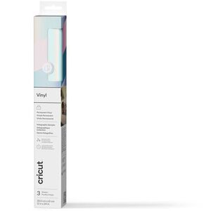 Cricut Holographic Vinyl 30x60cm 3-sheet Sampler (Opal, Pink, Blue) kép