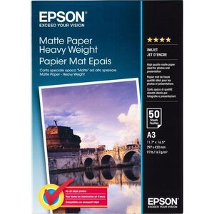 Epson Matte Paper Heavy Weight - DIN A3 - 167g/m2 - 50 lap kép