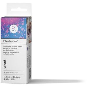 Cricut Infusible Ink Transfer Sheets 2-pack (Watercolor Splash) - ideal size for MugPress kép