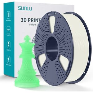Sunlu PLA Glow in the dark 1kg, White - White to Green kép