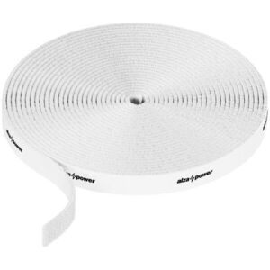 AlzaPower VelcroStrap+ Roll 3 m, fehér kép