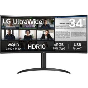 34" LG UltraWide 34WR55QK-B kép
