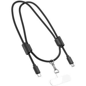 Epico telefonkábel, USB-C USB-C - fekete kép