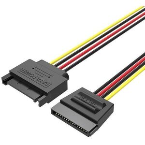 Vention SATA 15P Power Extension Cable 0.3m Black kép