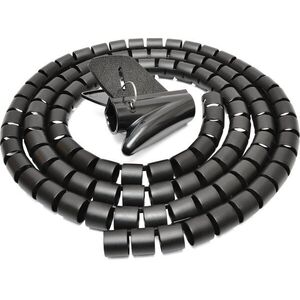 AlzaPower Cable Tube 2, 5m fekete kép