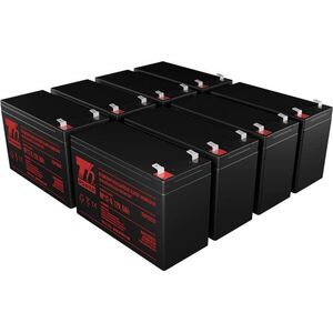 T6 Power APC Smart-UPS SUA2200RMXLI3U kompatibilis készlet, VRLA, 12 V kép