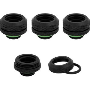 Corsair Hydro X Series XF Hardline 14mm OD Fitting Four Pack Black kép