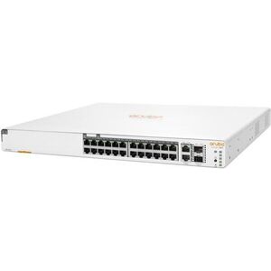 HPE Aruba Instant On 1960 24G PoE (20pClass4 + 4pClass6) 2XGT 2SFP+ 370W Switch kép
