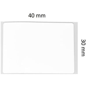 Niimbot ER B21 címke, 40×30 mm, 230 db, átlátszó kép